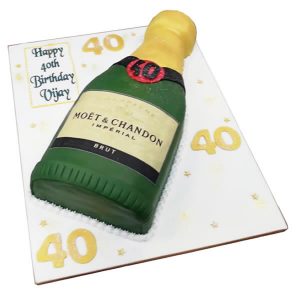 Champagne Bottle Cake