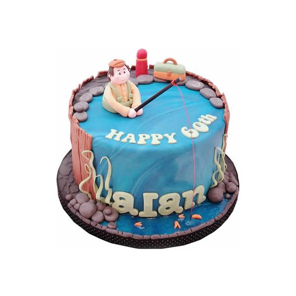 Fishing Birthday Cake