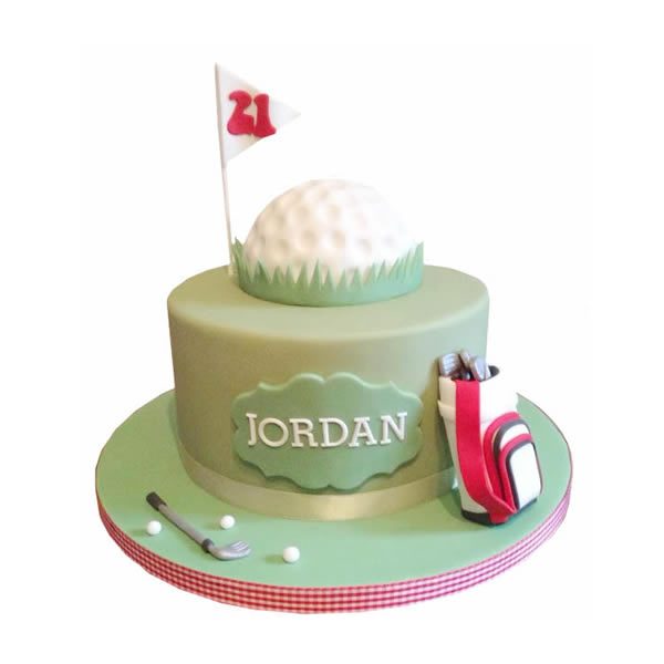 Golf Birthday Cake