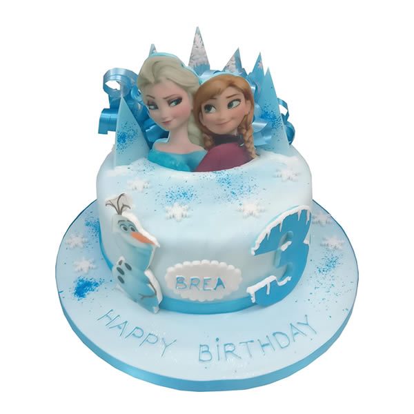 Frozen Birthday Cake