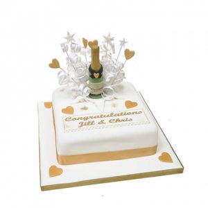 Champagne Surprise Cake