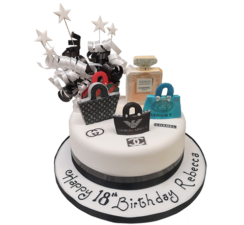 Make-up, Handbag, Crown & Book Celebration Cake – Helen's Candy Shop