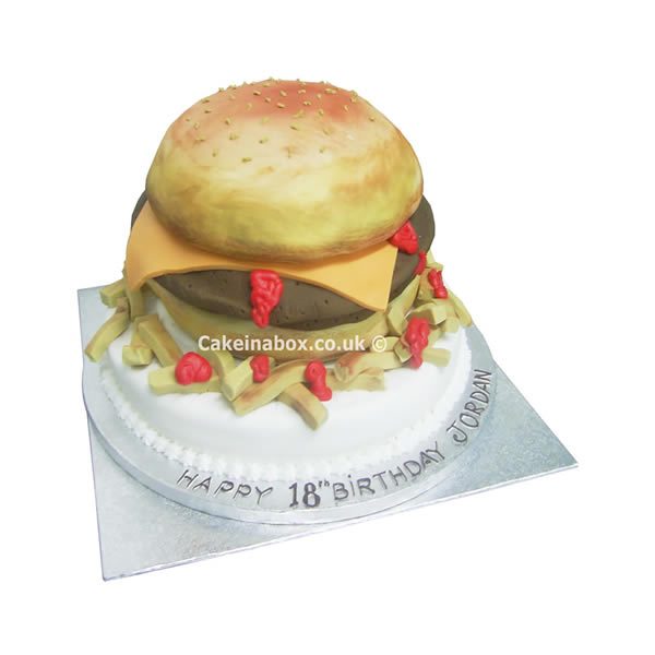 Burger-Birthday-Cake